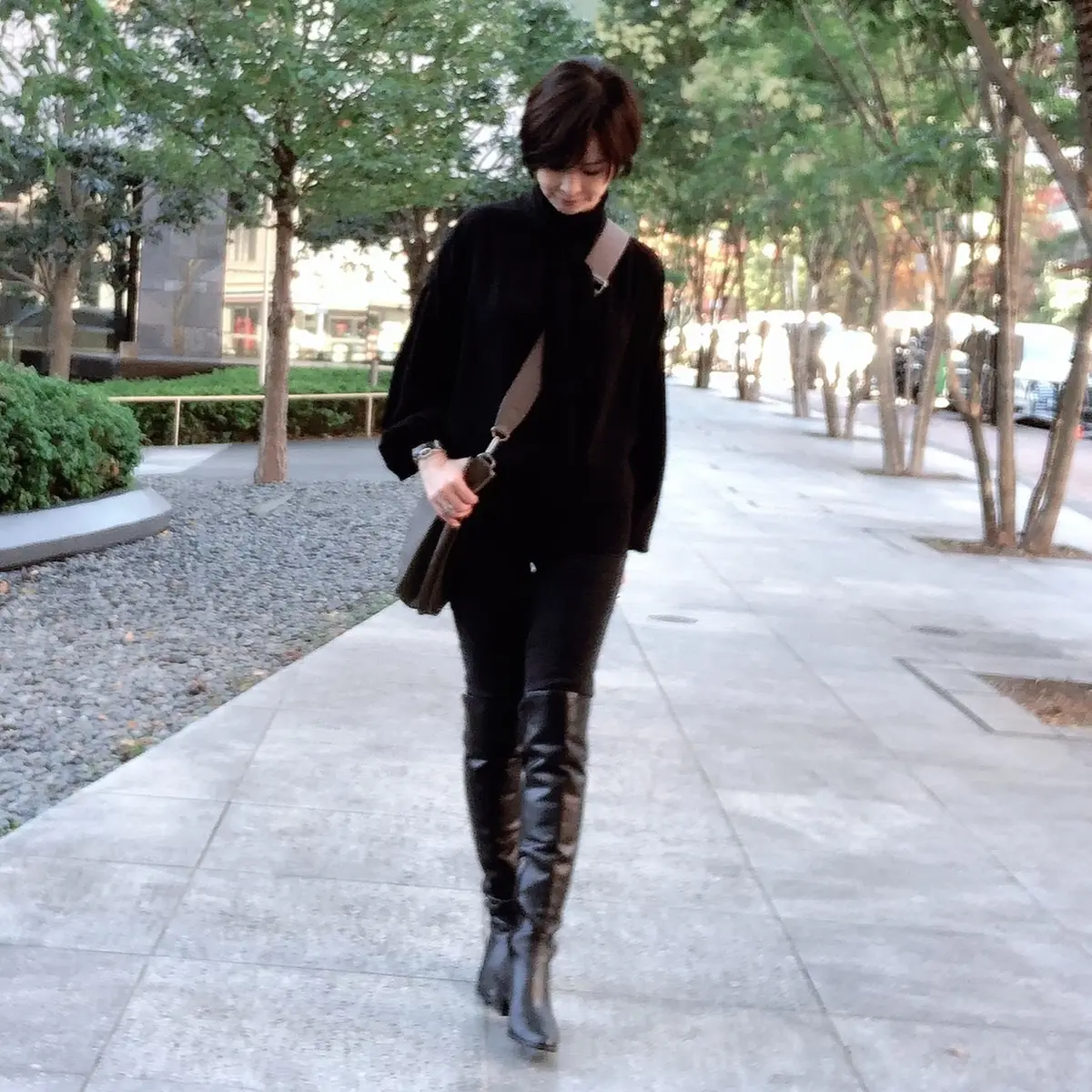 ブラック　コーデ