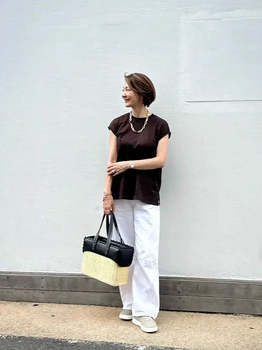 ZARA デニムパンツ愛用 エクラ華組 岡部みわこさん