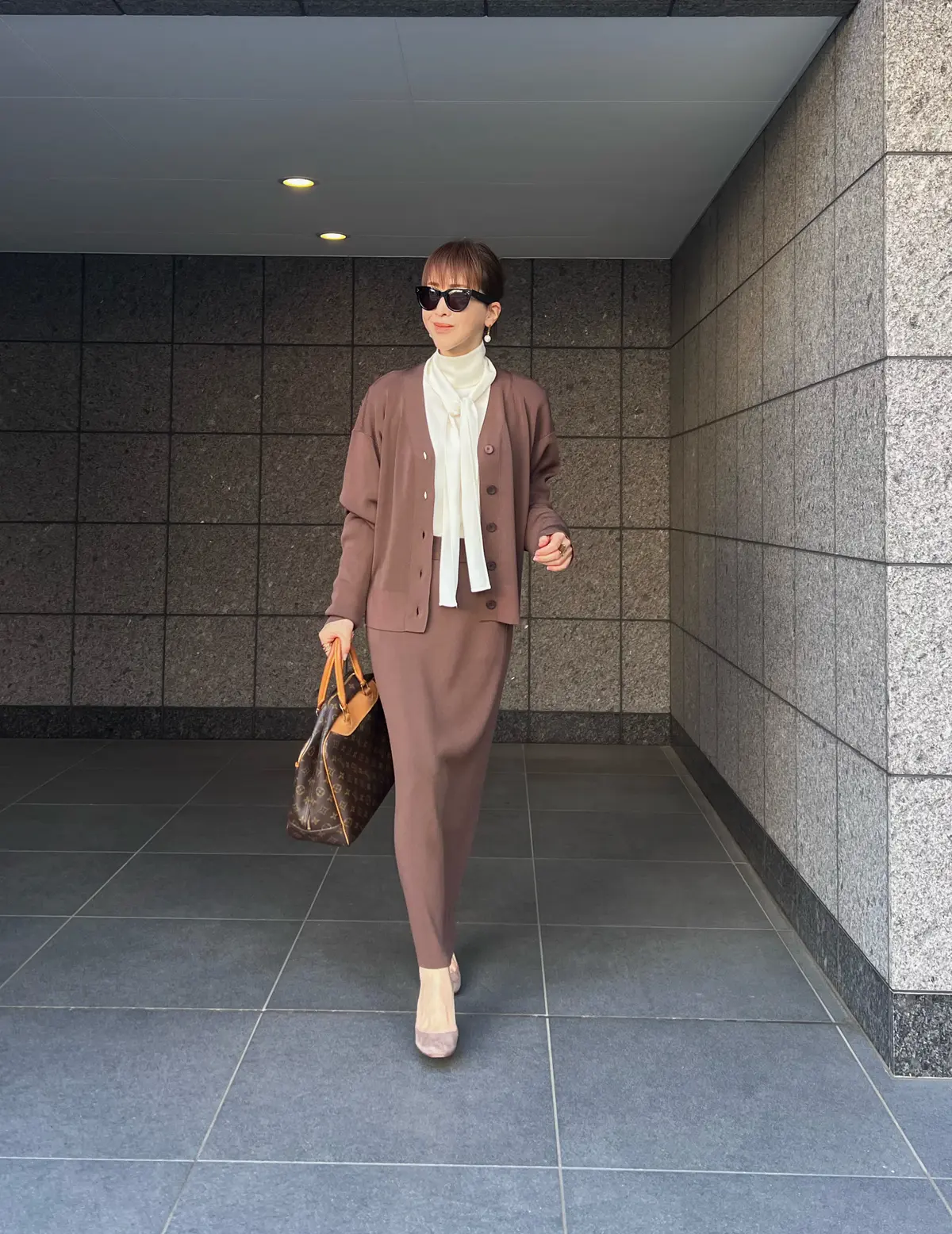 「エクラプレミアム」リプニットセットアッの画像_4