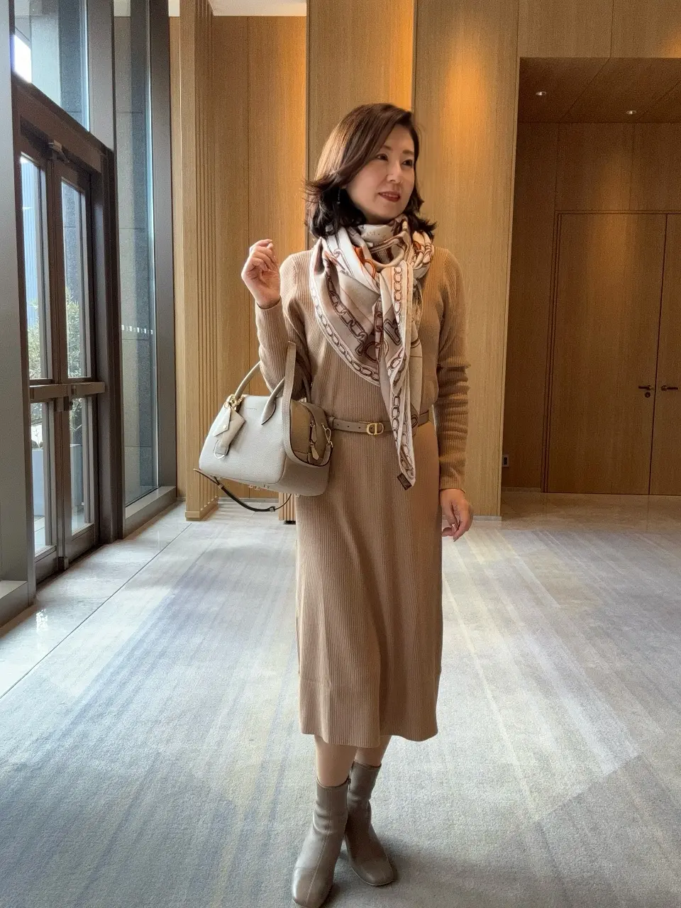 「主役になれるユニクロニットワンピ」でエの画像_5