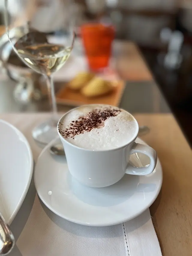 〆は2人ともカプチーノで♡