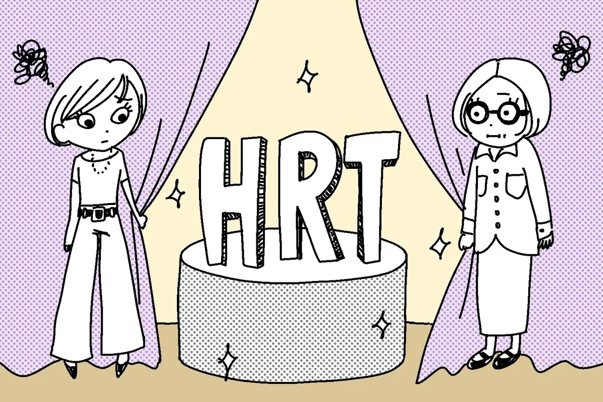 OurAge×Webエクラ　HRTと40代の女性と60代の女性