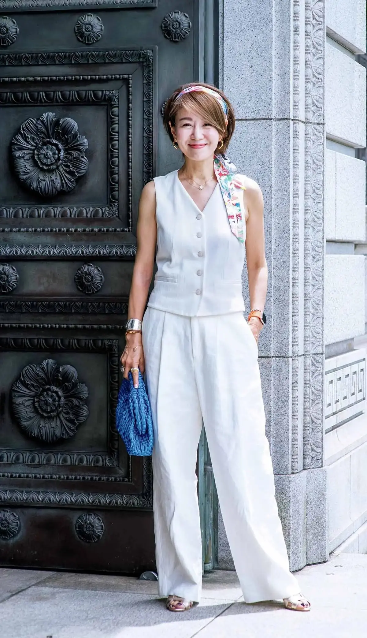 絶対褒められる！50代のお出かけベストスタイル4選！猛暑日のおしゃれコーデ【エクラ華組・夏のおしゃれSNAP】
