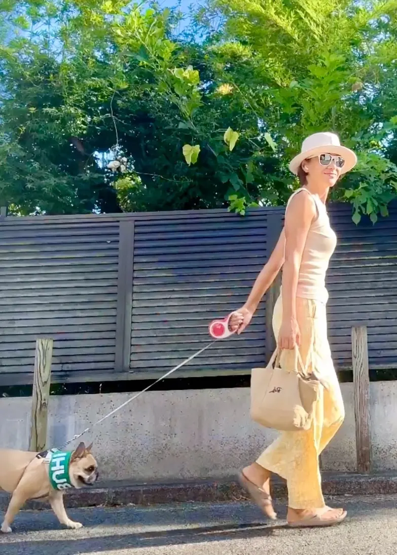 【ユニクロワンピ】でお散歩へ！愛犬と楽しの画像_3