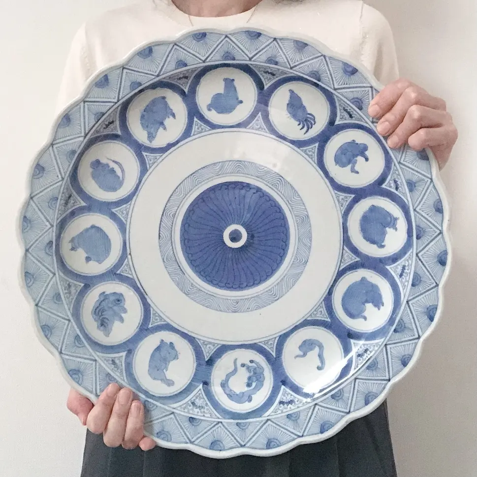 古伊万里　大皿　