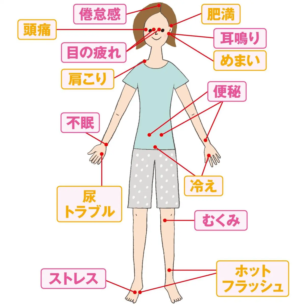 OurAge×Webエクラ　主なツボの効果