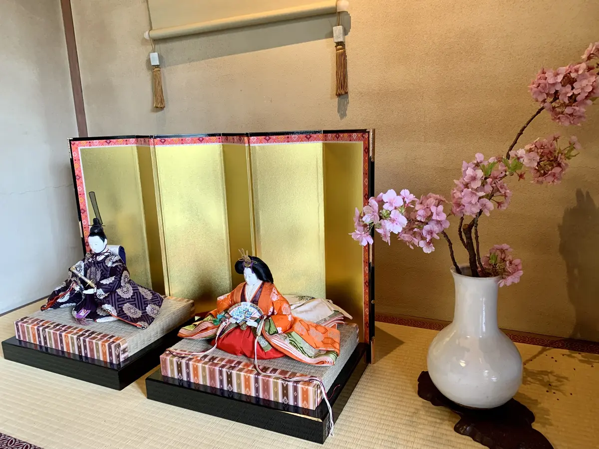 ひな祭りの飾りも可愛い