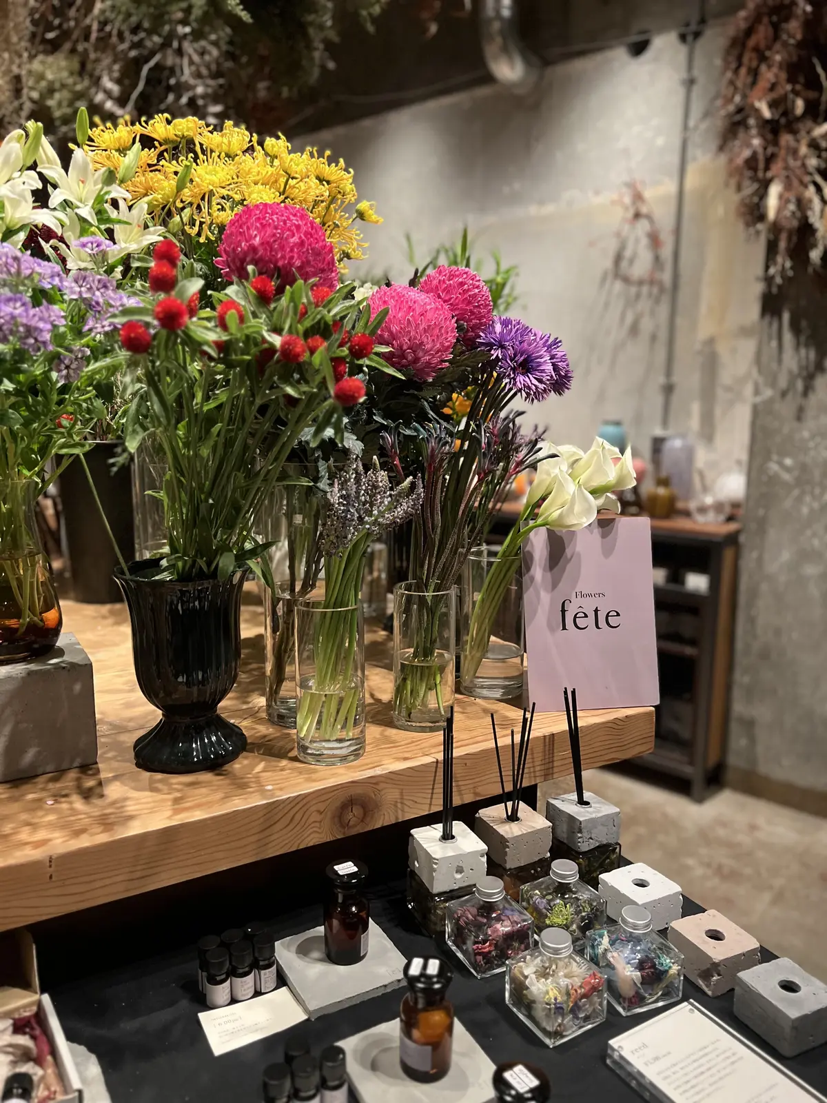 フラワーショップが併設している素敵なおしゃれカフェでした！