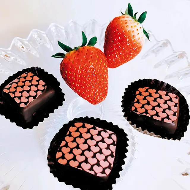いちごフレーバーのチョコは