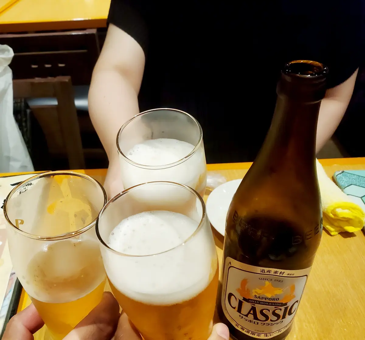 乾杯はいつもサッポロクラシック！