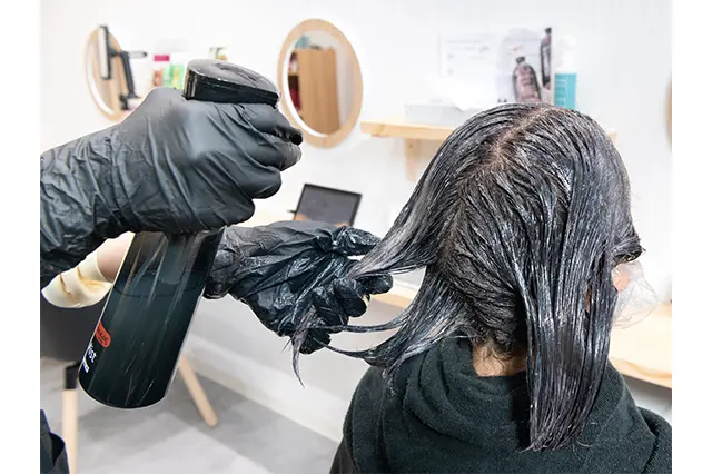 ③カラー後にタンパク質を与える