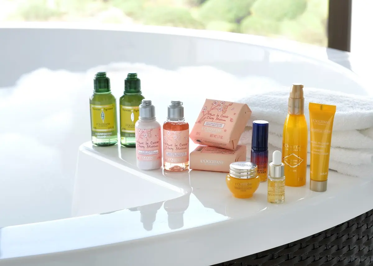 ホテル椿山荘東京とL'OCCITANE（ロクシタン）のコラボプラン「バスアメニティ スキンケアセット」