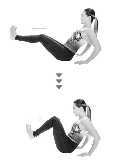 スタートは体育座りをして