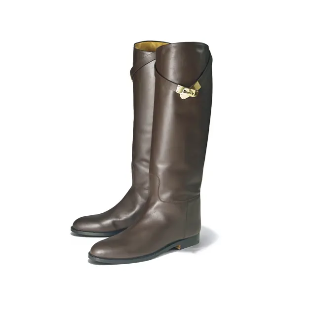 エルメスのロングブーツ「ジャンピング」