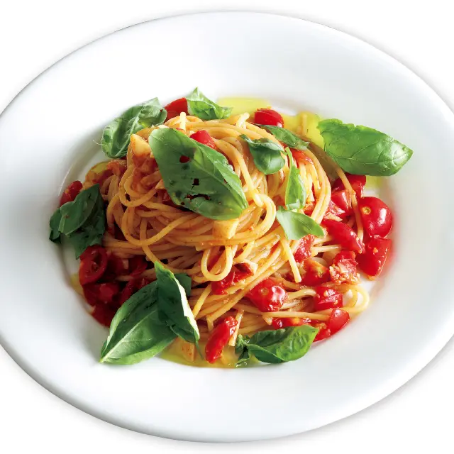 トマトとにんにくのパスタレシピ　有元葉子レシピ