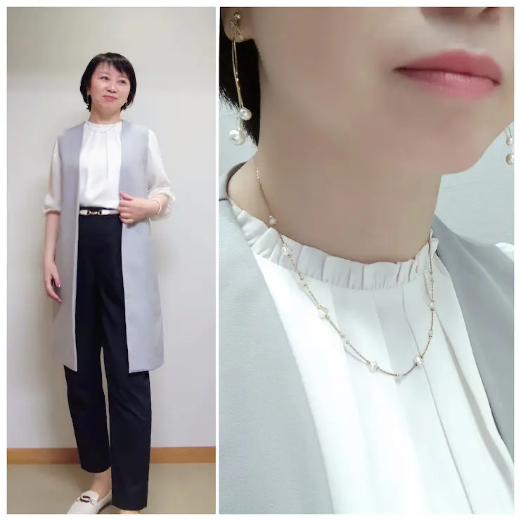 4月半ば。アラフィフ秘書お仕事毎日服の画像_4