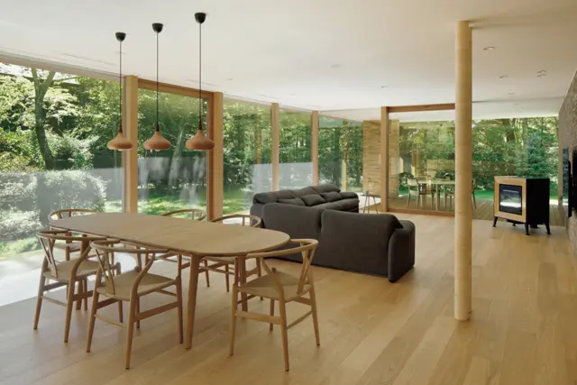 広々としたワンルームで開放的な間取り