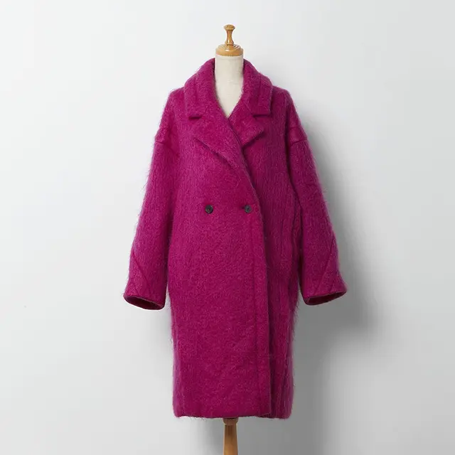 副編S谷がCHECK！ これぞ大人のためのピンク！ エアリーな素材感がかわいいモヘアシャギーコート