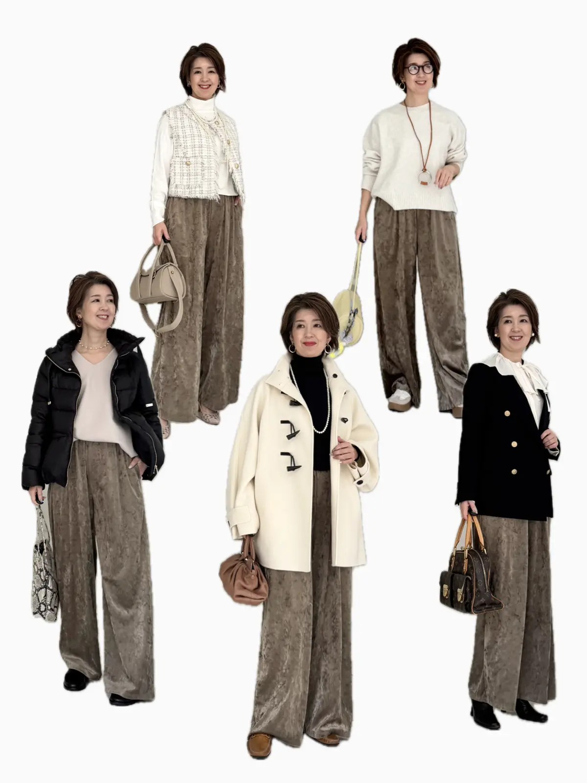 “ラクなのに上品”を叶えるベロアパンツ着の画像_11