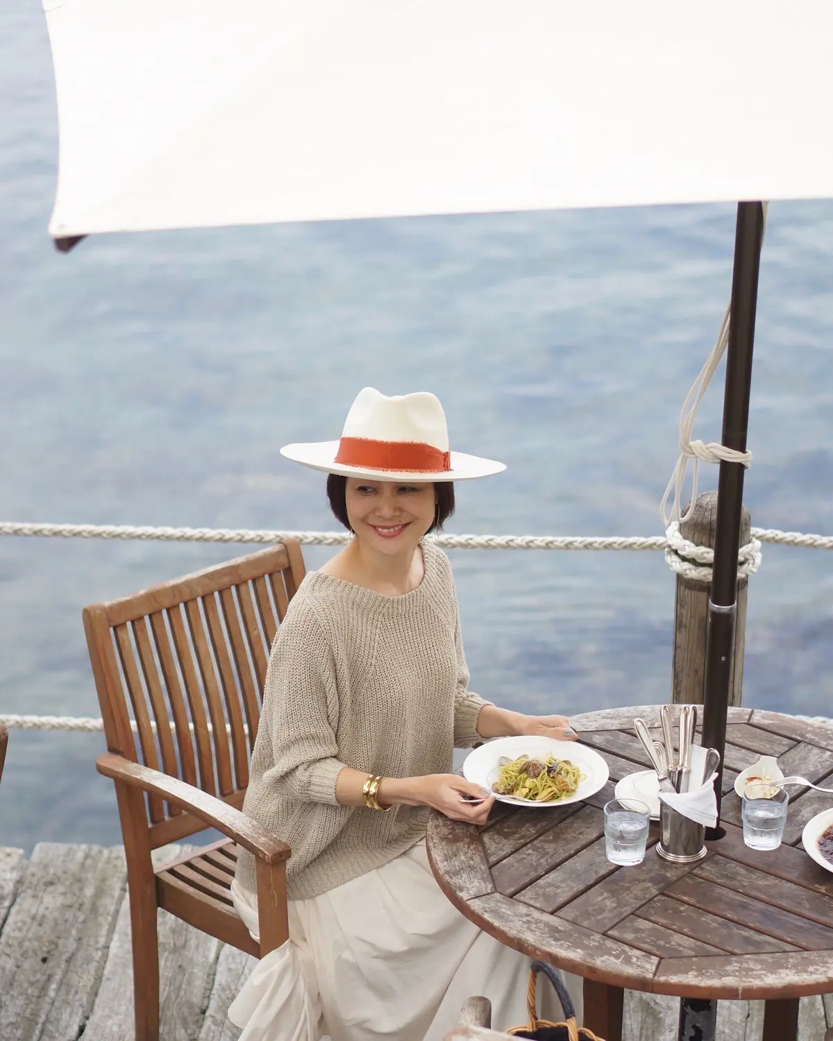 小顔効果抜群！Caprisのハットの画像_1