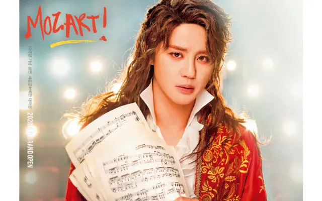 ’20年6〜8月に行われた韓国上演10周年『モーツァルト！』のキム・ジュンス。