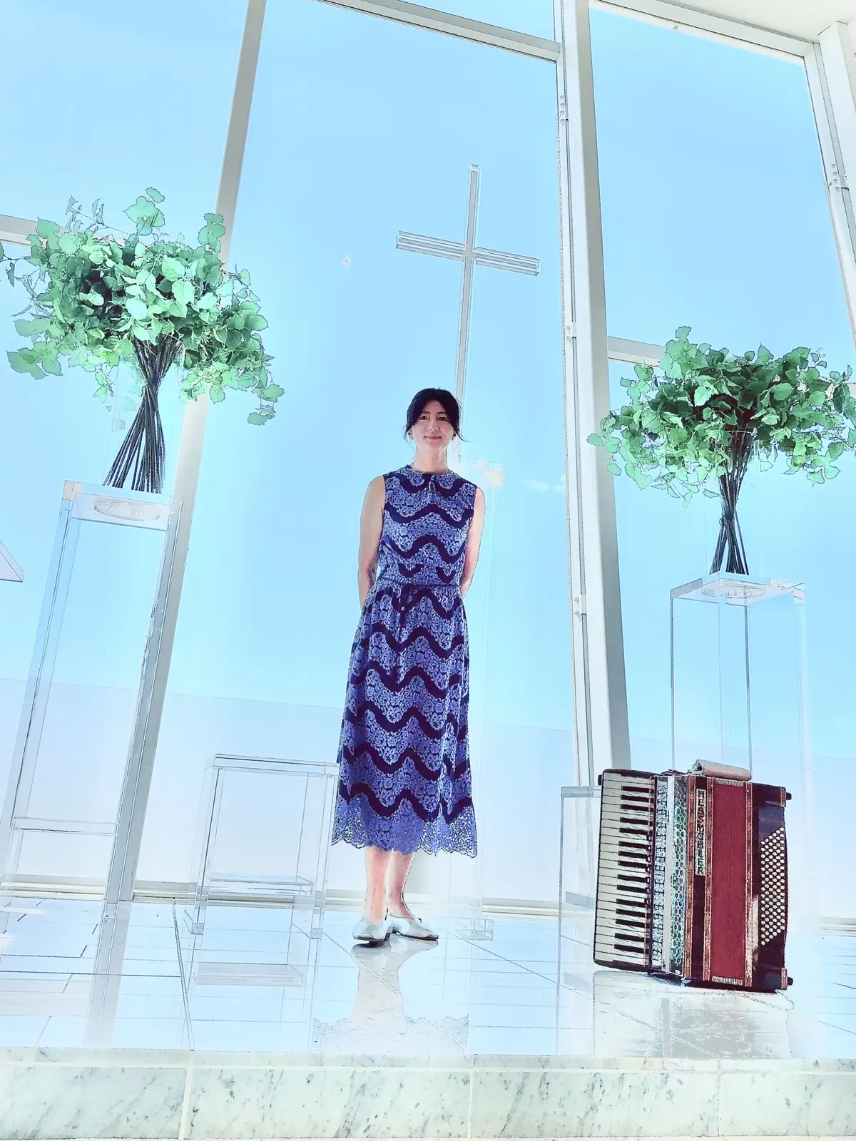 ブルー系夏ワンピで湘南への画像_3