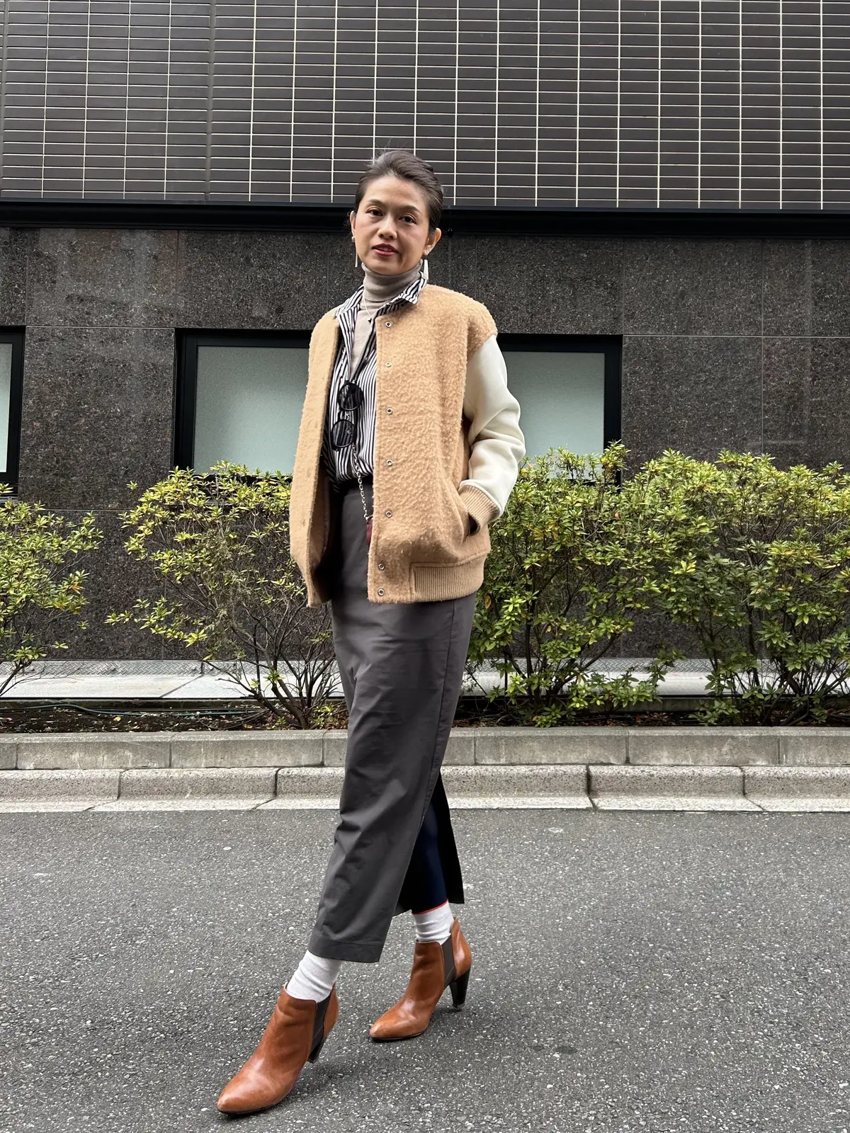 冬映えするスカートで褒められコーデの画像_7