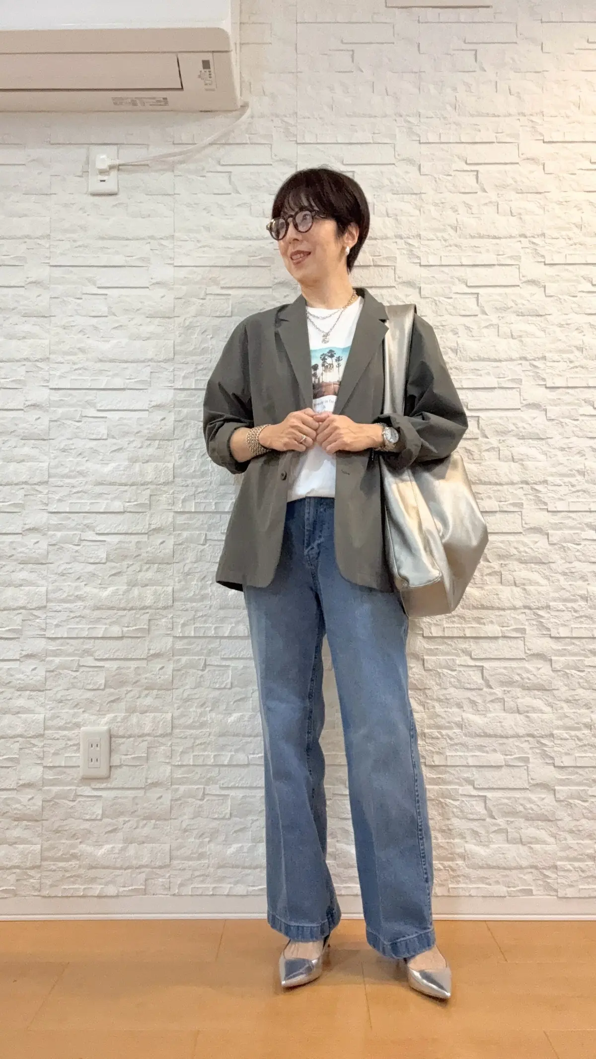 GUメンズデニムコーディネートの画像_11