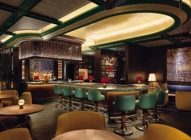 ジャズエイジに着想を得たバー「ケーンズ＆テイルズ」。