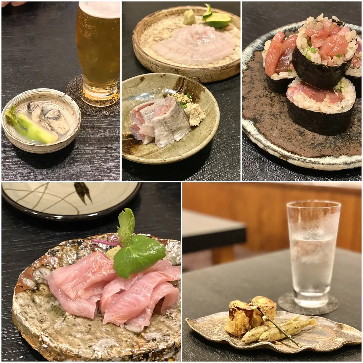 浅草・川井 お料理の数々