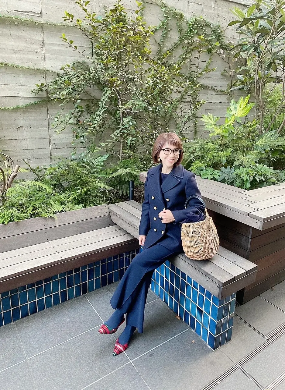 ネイビートラッドで華組同期ランチへの画像_5