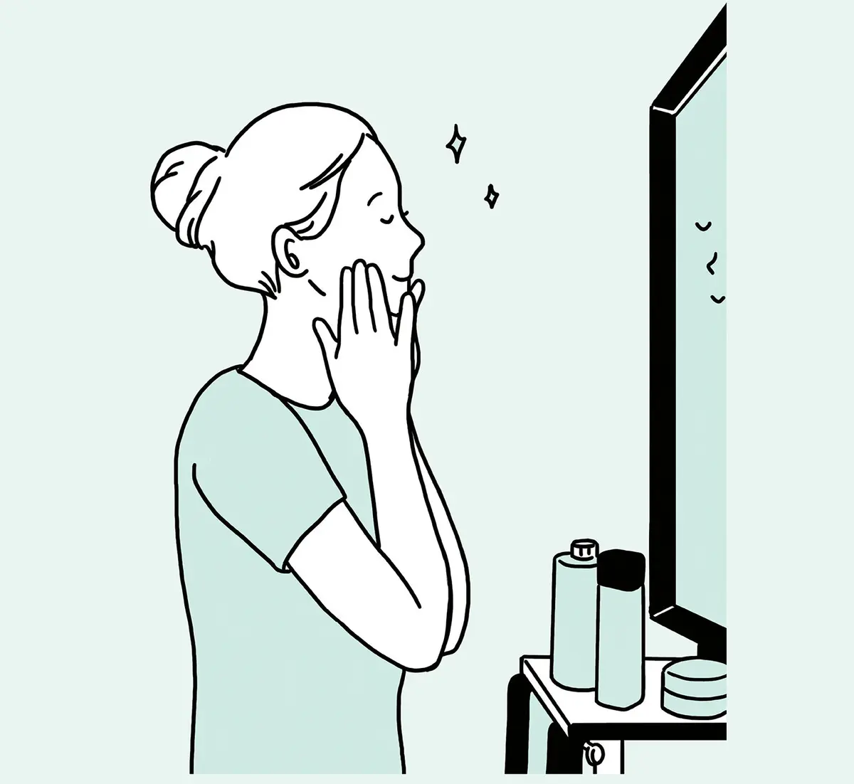 OurAge×Webエクラ　若返りイメージイラスト