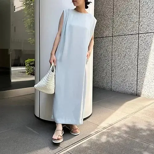 【50代 ワンピース】1枚で着映え、夏のの画像_21