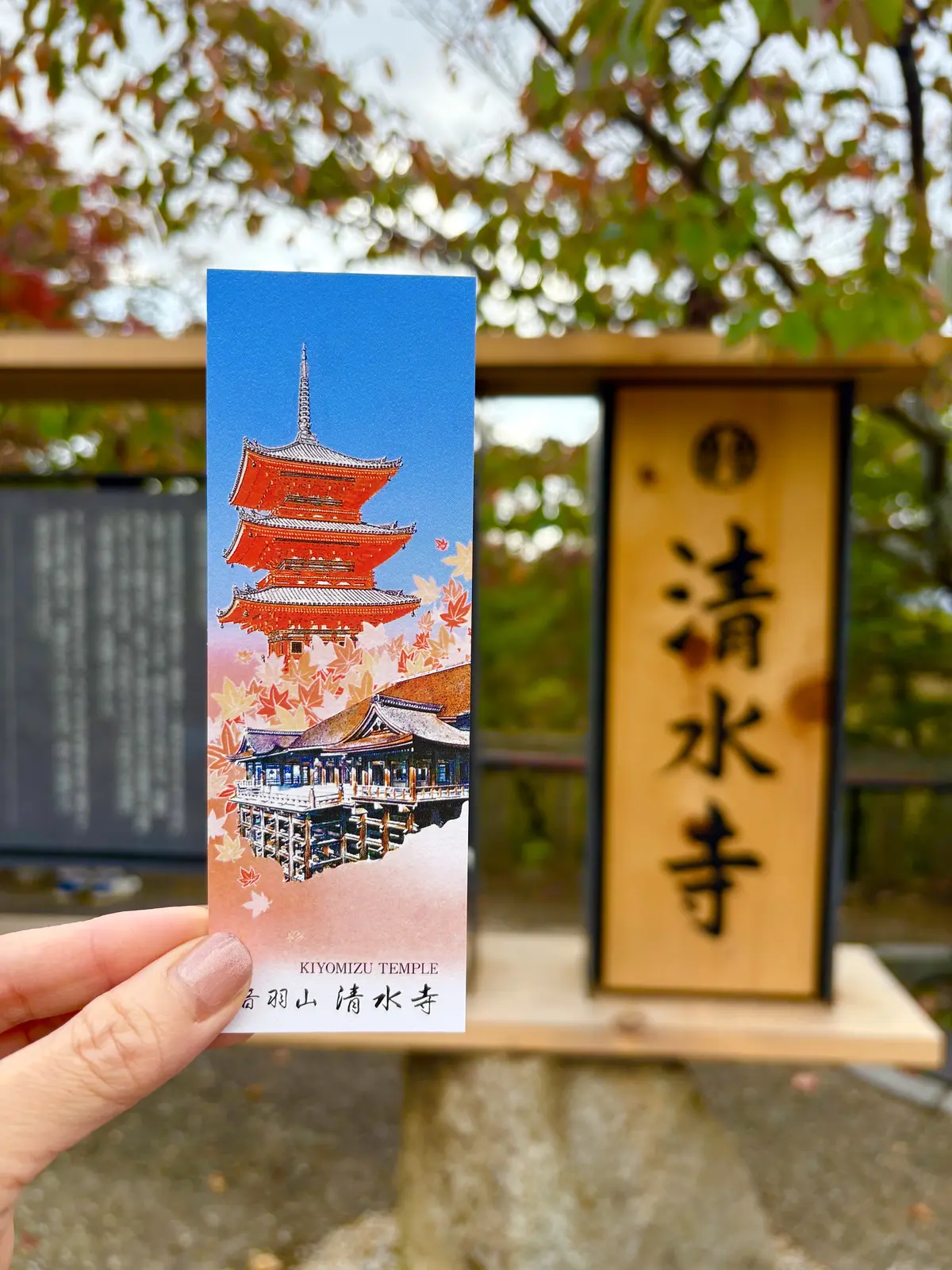 〜京都　清水寺の紅葉🍁〜清々しい秋の空の画像_1