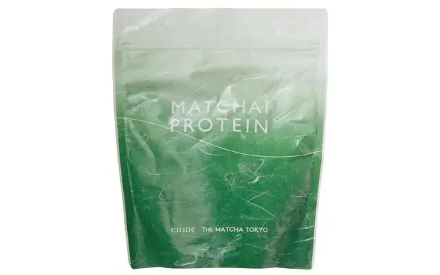 オーガニックな抹茶プロテイン。eume MATCHAI PROTEIN 300ℊ ￥4,860／エベリスト