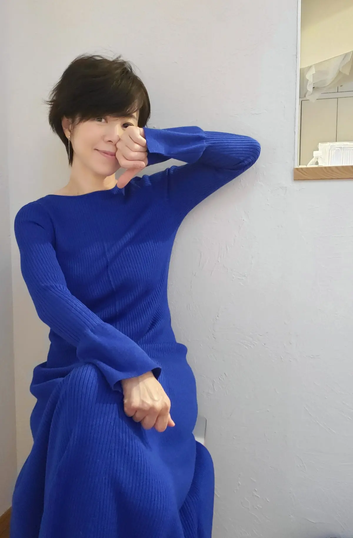 ニットワンピース : PLST