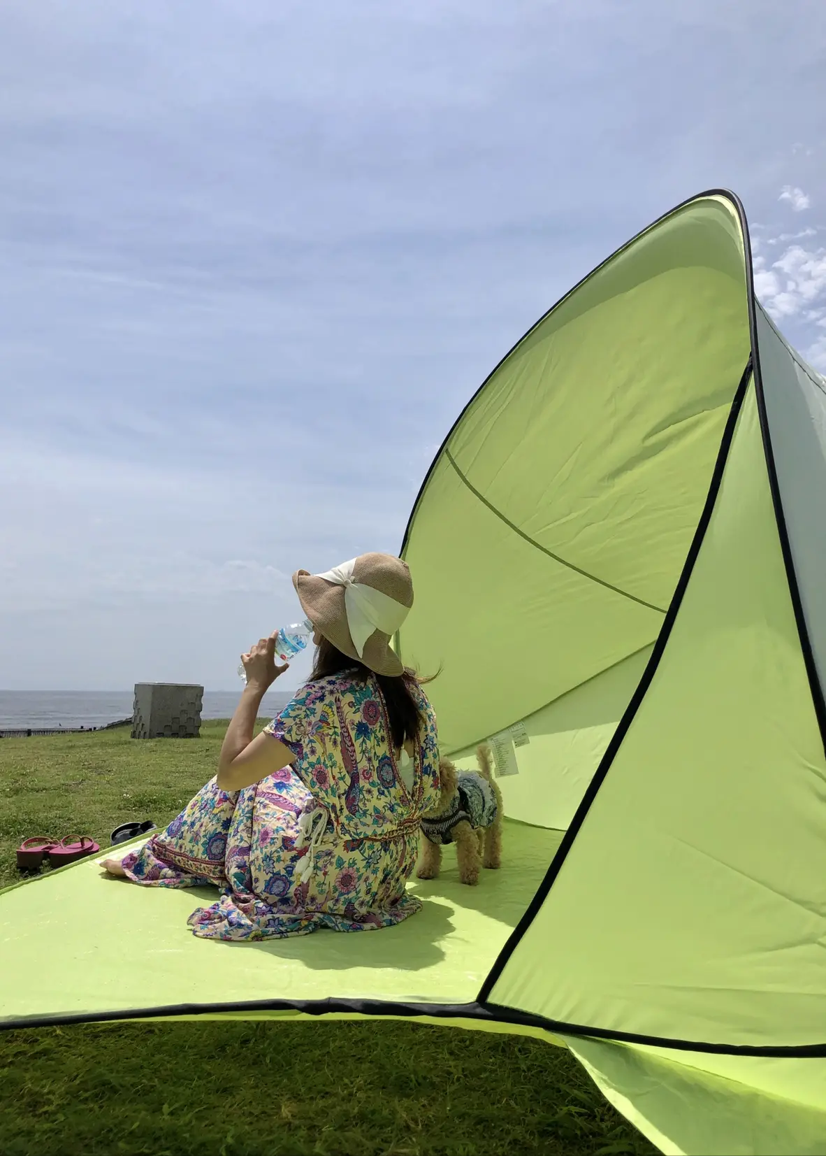 ボタニカル柄ワンピで過ごす夏の週末♪の画像_1