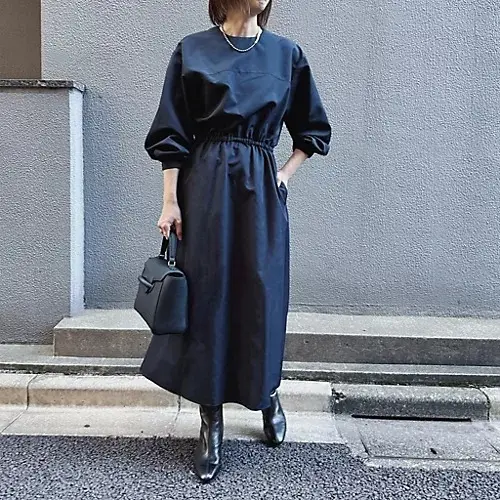 【50代 ワンピース】秋ワンピースで大人の画像_45