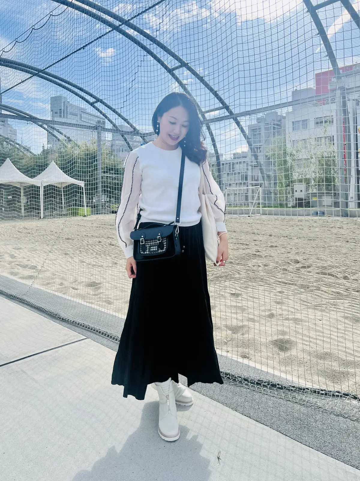 お友達に撮ってもらったOOTD