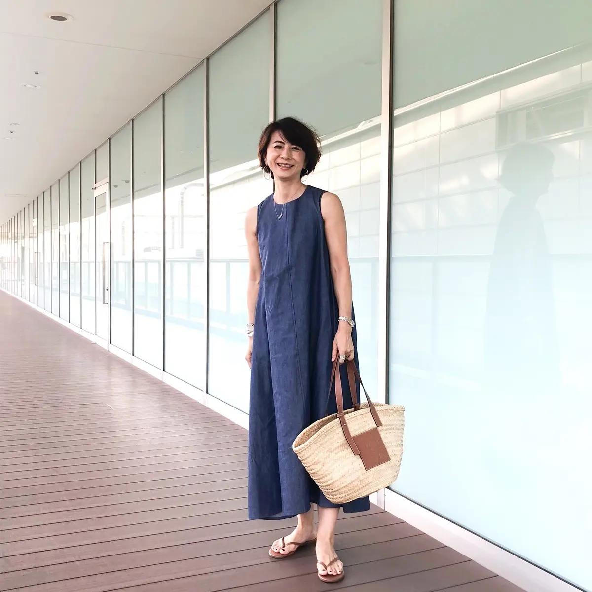 N.O.R.Cのデニムワンピース