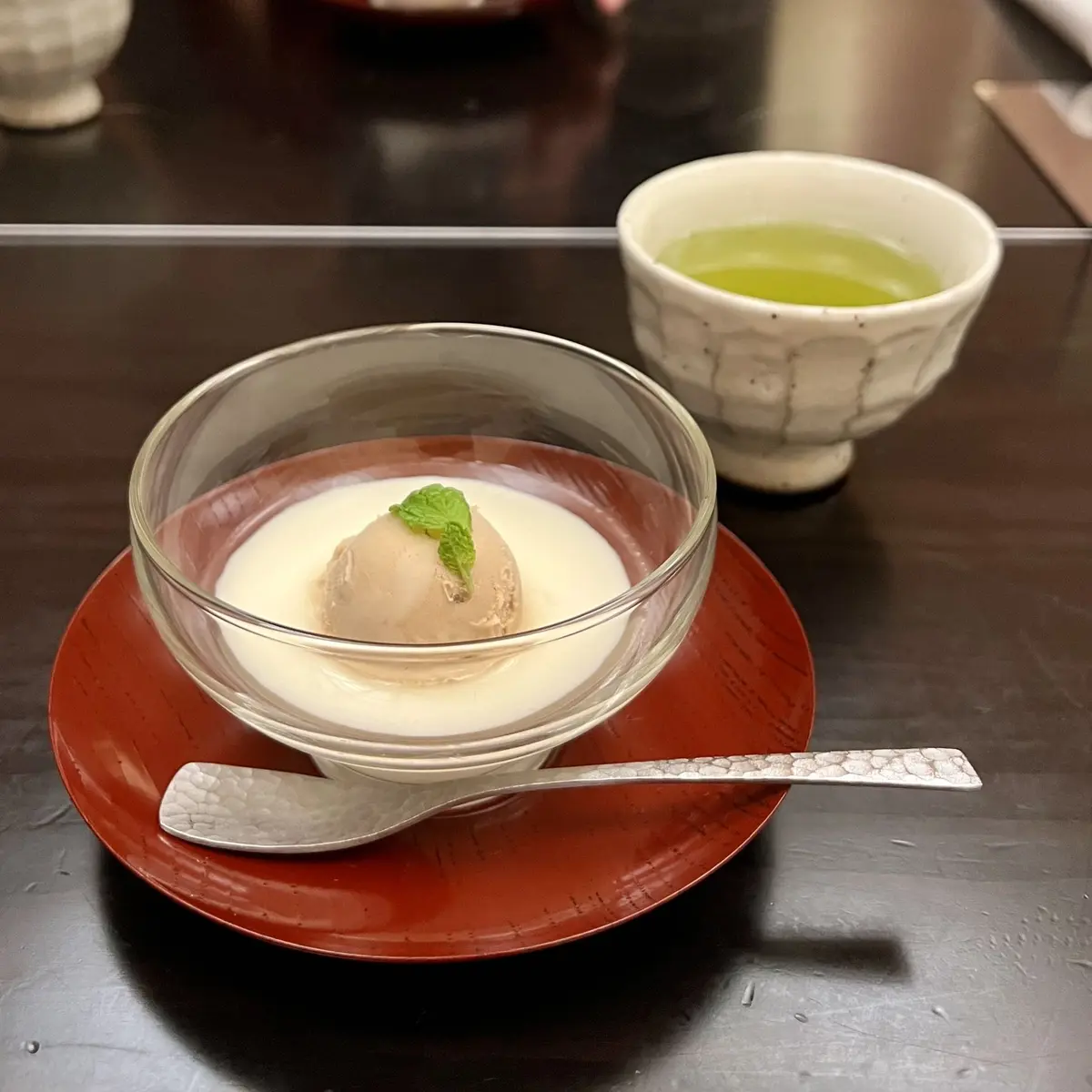 ニセコの宿　ニセコ昆布温泉 鶴雅別荘 「杢の抄」の夕食（デザート）