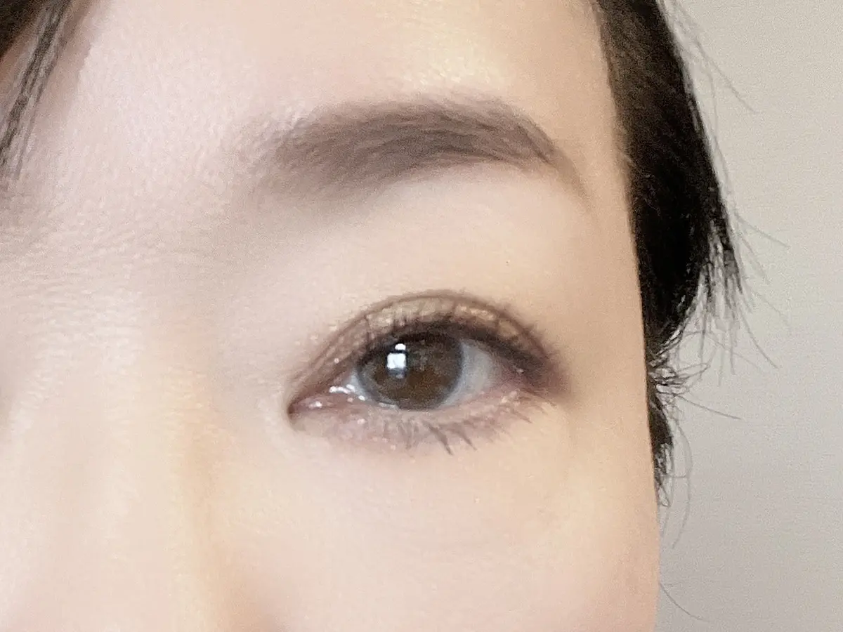 アイメイク仕上がり