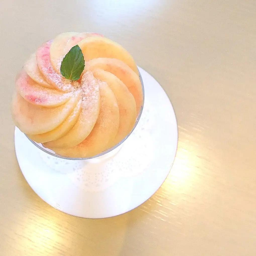『白桃パフェ』の画像_1