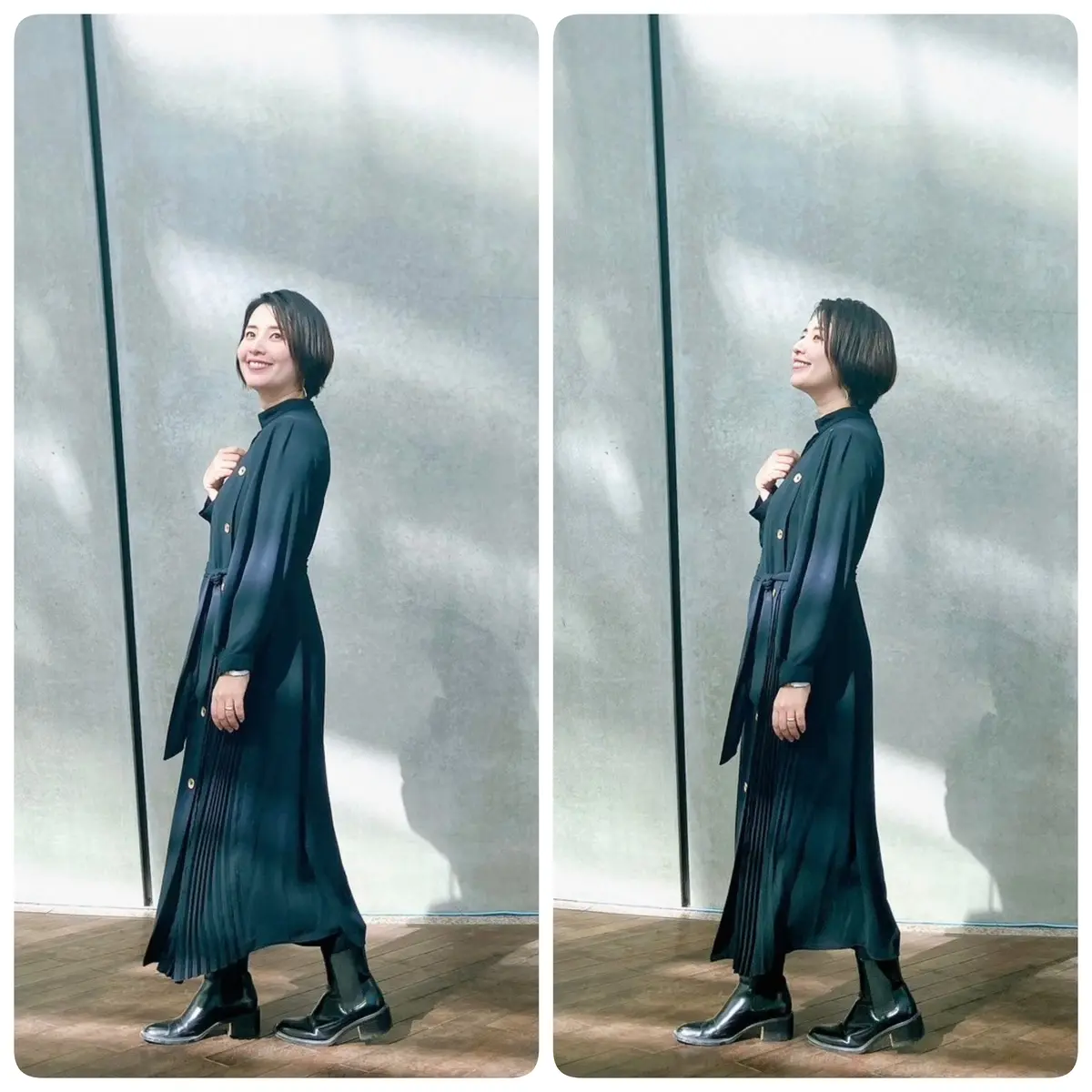 国立新美術館、イヴ・サンローラン展、40代ファッション、ZARA、サイドゴアブーツ