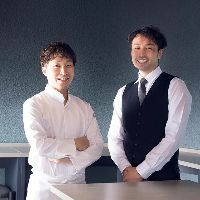 野田達也シ ェフと大井充さんのコンビネーションが見事