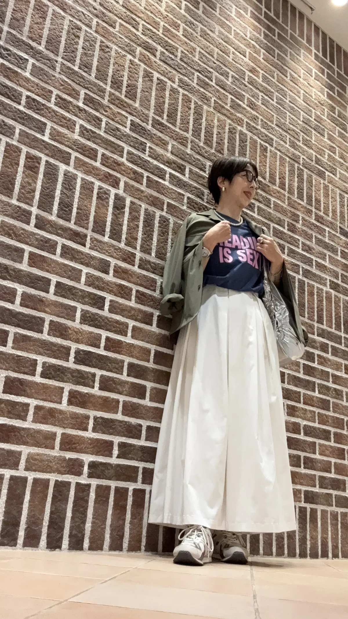 GUメンズ＆ZARATシャツ×パールネッの画像_5