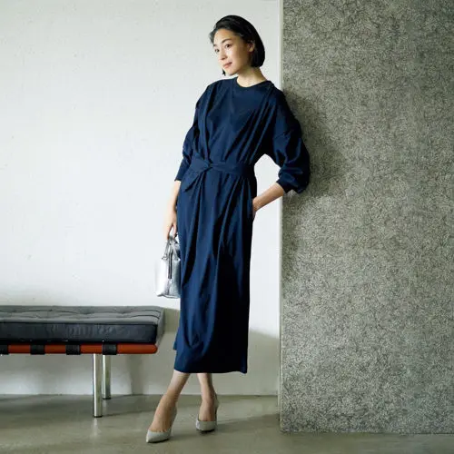 OUD×eclat カシュクールドレス ￥18,000+税