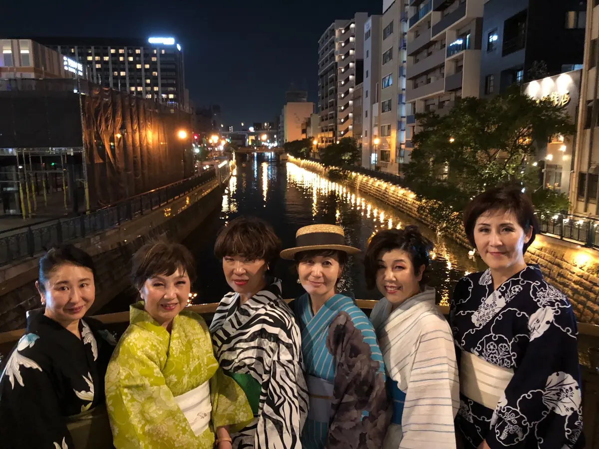 日本の夏の夜は浴衣でお舟遊びが最高です♪の画像_6