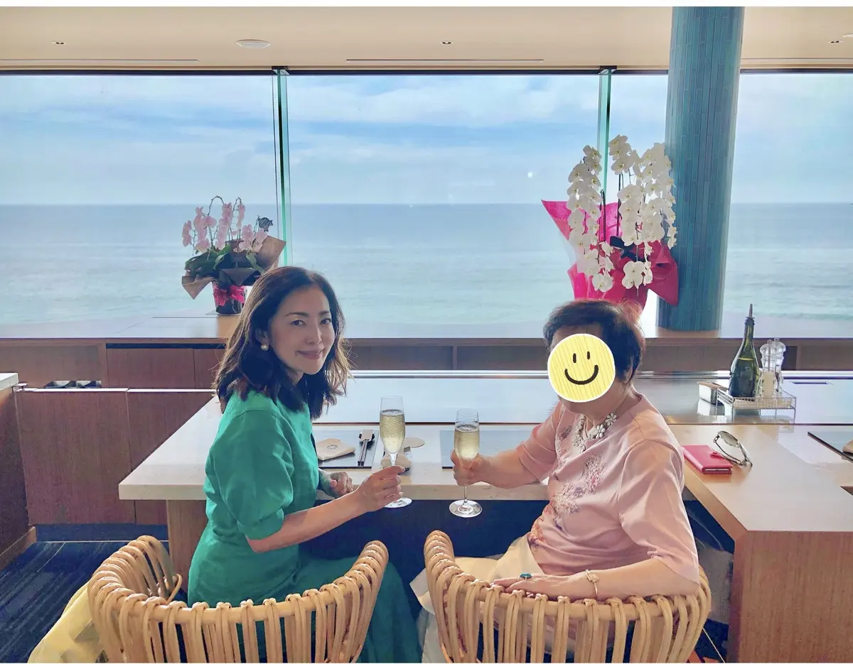 水平線が望める鉄板焼き店への画像_1