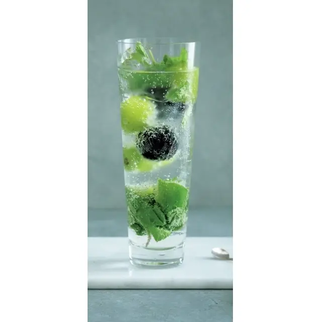 「2種のブドウのノンアルモヒート」